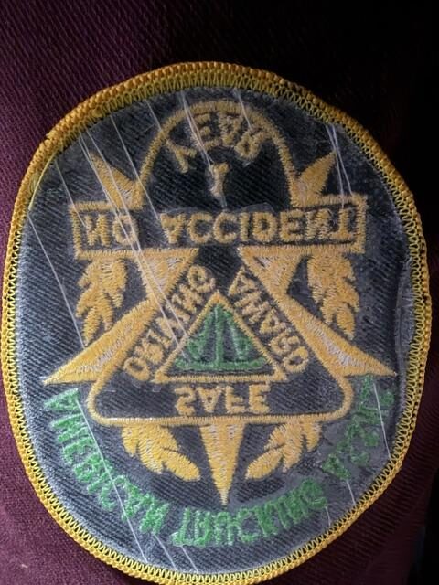 back Back of American Trucking Patch